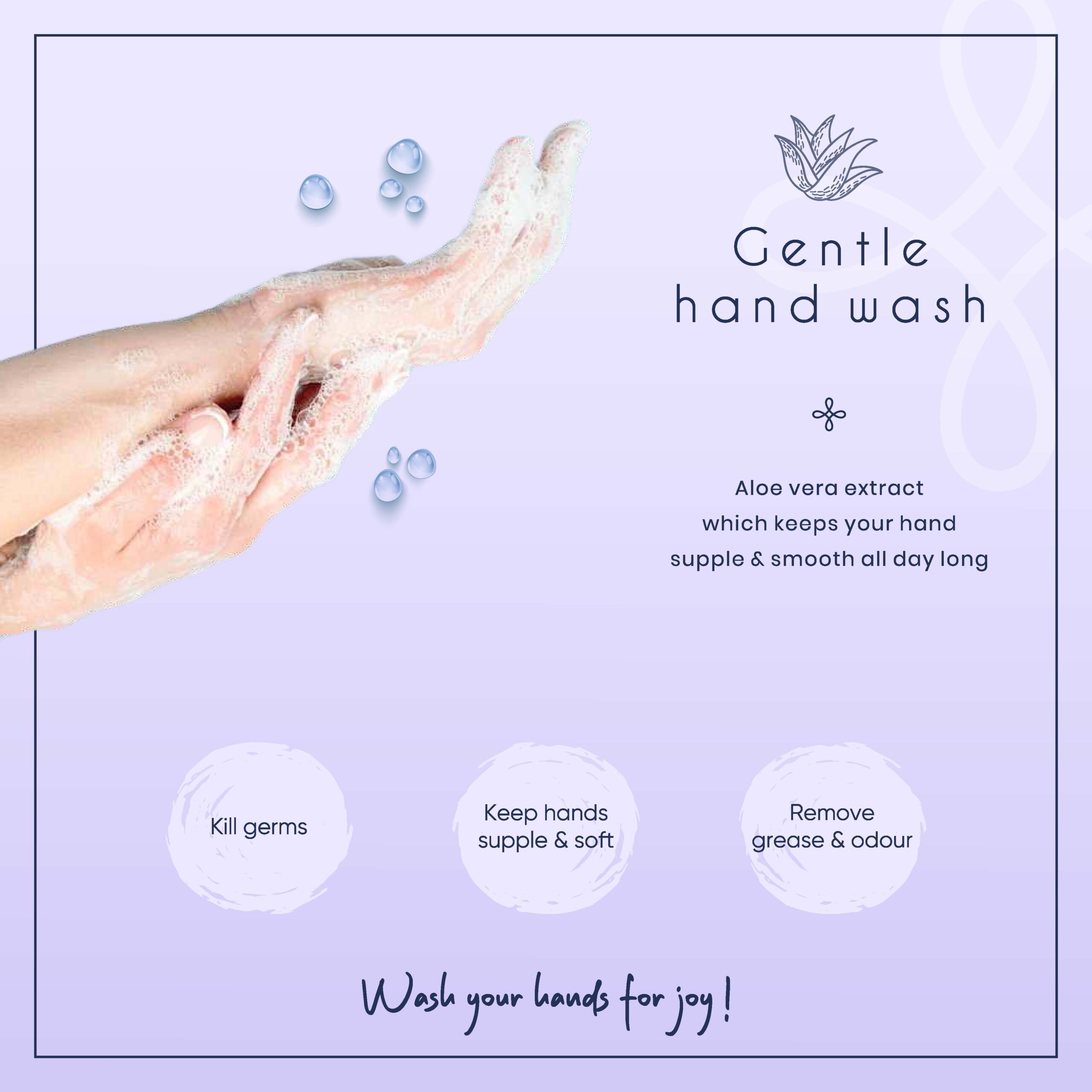 Etsley Lavender Gentle Hand Wash With Aloe Vera Extract